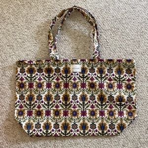 Sezane floral tote bag